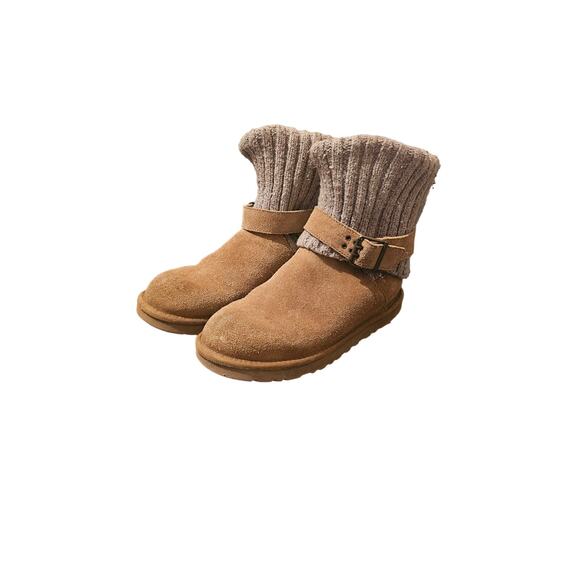 UGG Australia Cassidee UGGpure(TM) Lined Knit Cuff Boots, Size 9 - Picture 1 of 5